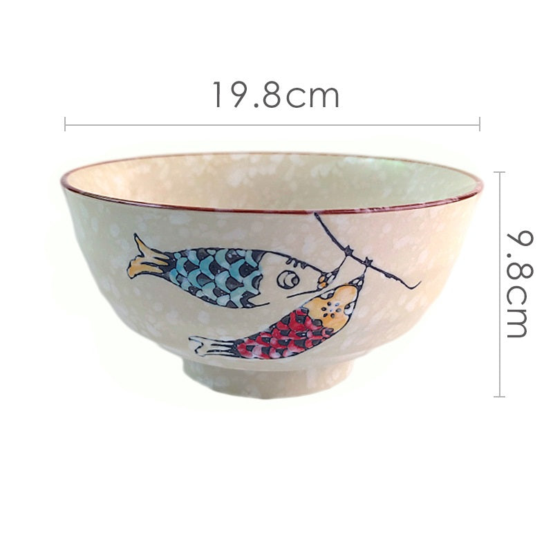 Hand-Painted Ramen Bowl