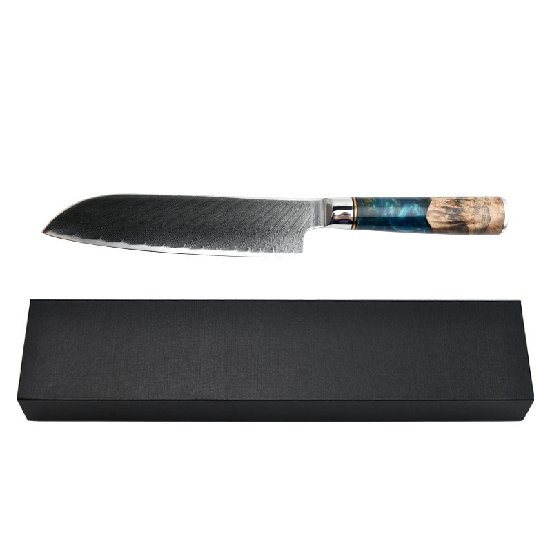 Damascus Steel MeatMaster Santoku Knife