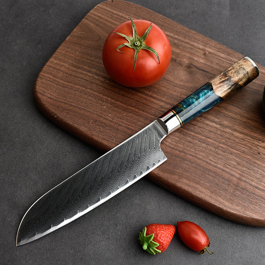 Damascus Steel MeatMaster Santoku Knife