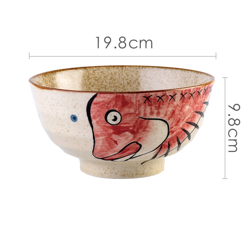 Hand-Painted Ramen Bowl