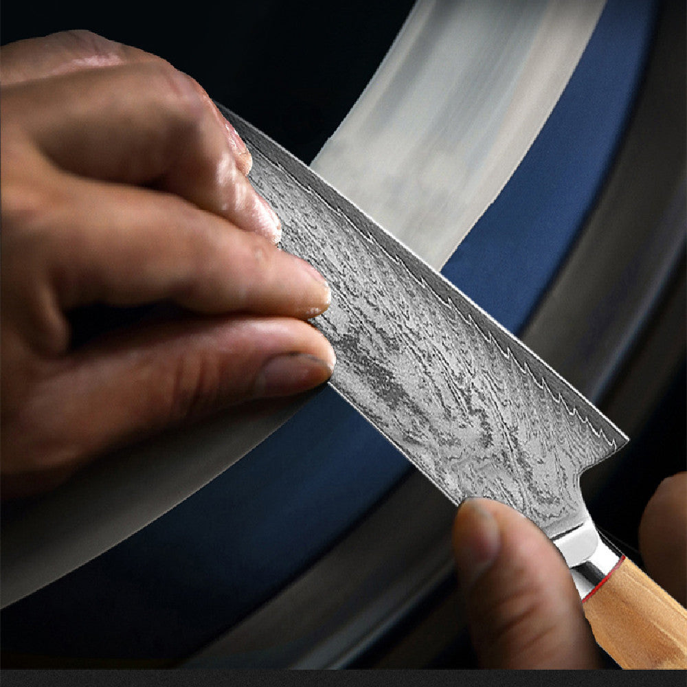 Luxury Frostfire Damascus Chef's Knife